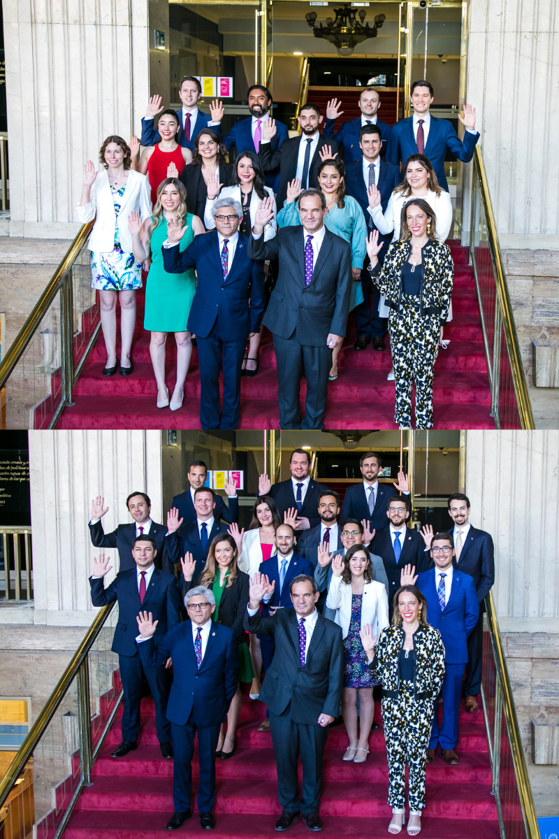 de graduación de la Promoción 2019 y la Promoción 2020 - Academia Diplomática de Chile Andrés Bello